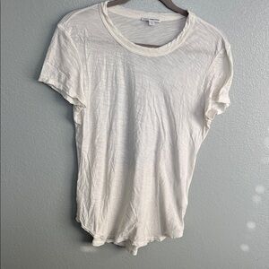 James Perse Soft White Short Sleeve Tee